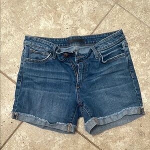 Joe's Jeans Blue Jean Shorts with Rolled Cuffs